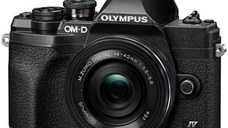 Aparat foto Mirrorless Olympus E-M10 Mark IV + obiectiv M.Zuiko Digital ED 14-42mm F3.5-5.6 EZ (pancake zoom), Negru