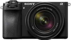 Aparat foto mirrorless Sony A6700, APS-C, 26MP, 4K, AI, Stabilizare 5 axe + Obiectiv 18-135mm (Negru)