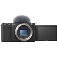 Aparat foto Mirrorless Sony Alpha ZV-E10, 24.2MP, 4K, Body, Negru - 1