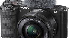 Aparat foto Mirrorless Sony Alpha ZV-E10, 24.2MP, 4K, Negru + Obiectiv 16-50mm