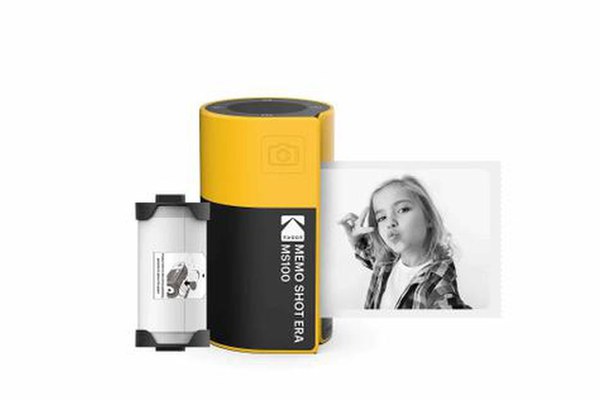 Camera foto instant Kodak Memo Shot ERA 2in1, 300 ppi, Monocrom (Galben)