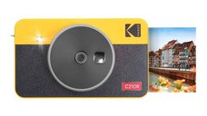 Camera foto instant Kodak Mini Shot 2 Retro, Ecran LCD 1.7inch, 10MP, Blit incorporat (Galben)