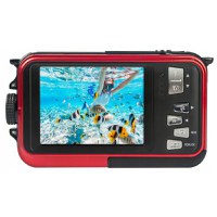 Camera subacvatica Agfaphoto WP8000, 24MP, Full HD, Display 2.7inch (Rosu) - 1