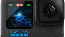 Camera video de actiune GoPro HERO 12 Black, 5.3K, HyperSmooth 6.0, Negru