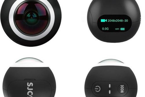 Camera video de actiune SJCAM SJ360, Ecran 2inch, Filmare 2K, 360°, 12MP, WI-Fi (Negru)