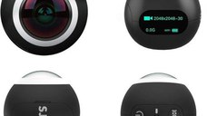 Camera video de actiune SJCAM SJ360, Ecran 2inch, Filmare 2K, 360°, 12MP, WI-Fi (Negru)