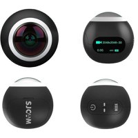 Camera video de actiune SJCAM SJ360, Ecran 2inch, Filmare 2K, 360°, 12MP, WI-Fi (Negru) - 1
