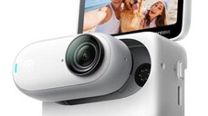 Camera video sport Insta360 GO3, 128GB, Control Vocal, Waterproof IPX8, Editare AI (Alb)