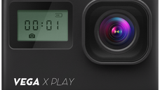 Camera video sport Niceboy VEGA X Play, WiFi, DVR, Webcam, Display LCD 2inch + 0.96inch monocrom, 16Mpx, 170 grade, 4K@30fps, 2.7K@30fps, Full HD@60fps, MicroSD, functie Slow-Motion si time lapse, aplicatie mobila, incarcare USB-C (Negru)