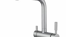 Baterie de bucatarie 3 cai cu pipa extractibila SH-404 Graphite