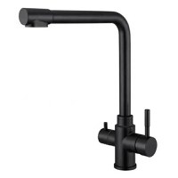 Baterie neagra cu 3 cai design modern pentru sistemele de filtrare - 1