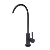 Baterie simpla purificator din otel inoxidabil negru - 1