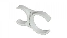 Clema dubla Aquafilter alba pentru filtre In-Line 2 x 2.5
