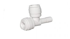 Conector Teu 1/4 - 1/4 Quick - 1/4 Stem Lateral