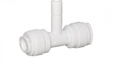 Conector Teu 3/8 - 3/8 Quick - 3/8 Stem
