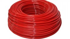 Furtun flexibil din polietilena 1/4 (6 mm) rosu pentru sisteme de filtrare