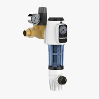 Prefiltru apa Canature cu sita inox si manometru si regulator presiune din seria L - 1