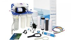 Purificator apa cu osmoza inversa Aquafilter in 5 trepte si pompa booster