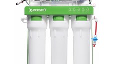 Purificator cu osmoza inversa cu pompa booster  si cadru metalic Ecosoft P URE Balance