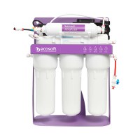 Purificator cu osmoza inversa Ecosoft P URE Alkafuse cu pompa booster si cadru metalic - 1