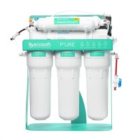 Purificator cu osmoza inversa Ecosoft P URE AquaCalcium 75GPD cu pompa booster si cadru metalic - 1