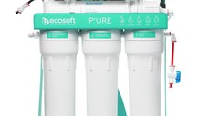Purificator cu osmoza inversa Ecosoft P URE AquaCalcium 75GPD cu pompa booster si cadru metalic