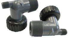 Set de conectori cot PVC Clack 1 V3007-16 pentru valve CE1 si CE125