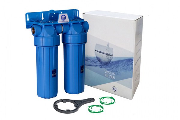 Sistem de filtrare Duplex 10   in 2 etape Aquafilter FHPRNxx-B-TWIN