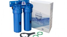 Sistem de filtrare Duplex 10   in 2 etape Aquafilter FHPRNxx-B-TWIN