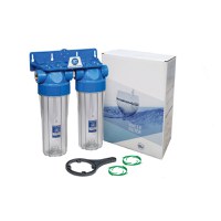 Sistem de filtrare duplex AQUAFILTER 10   (FHPRCLx-B-TWIN) - 1