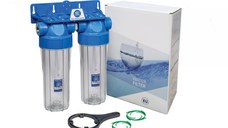 Sistem de filtrare duplex AQUAFILTER 10   (FHPRCLx-B-TWIN)