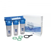 Sistem de filtrare Triplex 10   in 3 etape Aquafilter FHPRCLx-B-TRIPLE - 1