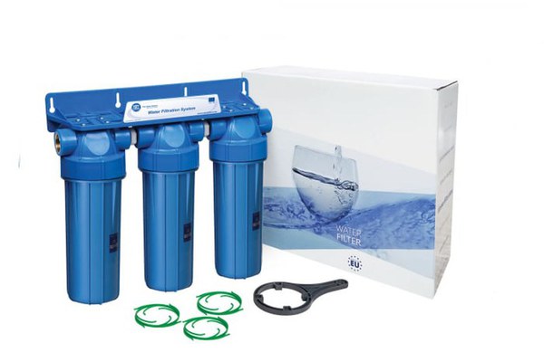 Sistem de filtrare Triplex 10   in 3 etape Aquafilter FHPRNxx-B-TRIPLE