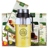 Active Summer Kit ( 2 Ceaiuri Verzi, 1 Mate, 1 Ceai Negru, 1 Ceai Fructe și 1 Sticlă cu Infuzor SportFusion ) - 1