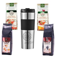 Brew2Go Aroma Energy – TermoTea Press 500 ml, 2 ceaiuri si 2 cafele aromate - 1