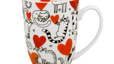 Cana 350ml HEARTS CATS