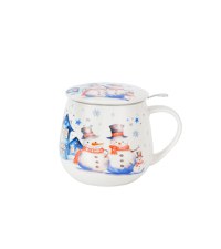 Cana 430ml cu infuzor SNOWMAN - 2