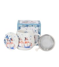 Cana 430ml cu infuzor SNOWMAN - 5