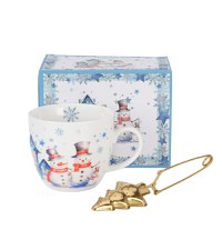 Cana 460ml + infuzor metalic -SNOWMAN - 2