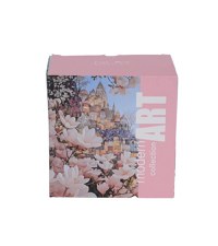 Cana cu capac portelan si infuzor inox, 450ml, Modern City of Magnolias - 3