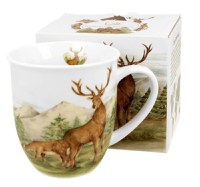 Cana din portelan - Lumea Animalelor Cerb 400 ml - 1