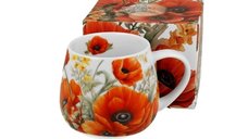 Cana din portelan New Bone China Poppies, 430ml