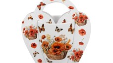 Cana portelan, 350ml, Basket of Flowers Poppies