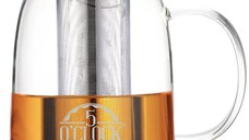 Ceainic 800 borisilicat transparent 5 O'Clock Tea - Tea Brew