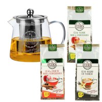 Christmas Aroma Tea Gift Set - 3 Ceaiuri si un ceainic - 1