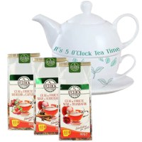 Cozy Fruit Kit – Set Tea for One cu 3 ceaiuri de fructe si filtre - 1