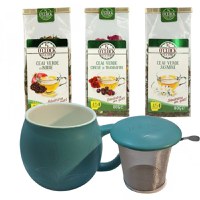Echilibru Verde, Cana cu infuzor si 3 ceaiuri verzi - 1