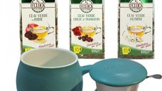 Echilibru Verde, Cana cu infuzor si 3 ceaiuri verzi