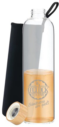EcoBottle - Sticla cu capac bambus 5 O'Clock Tea (500ml) - 1