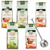 Esential Tea Kit – Infuzor inox PUSH si 5 ceaiuri 5 O’Clock Tea - 2
